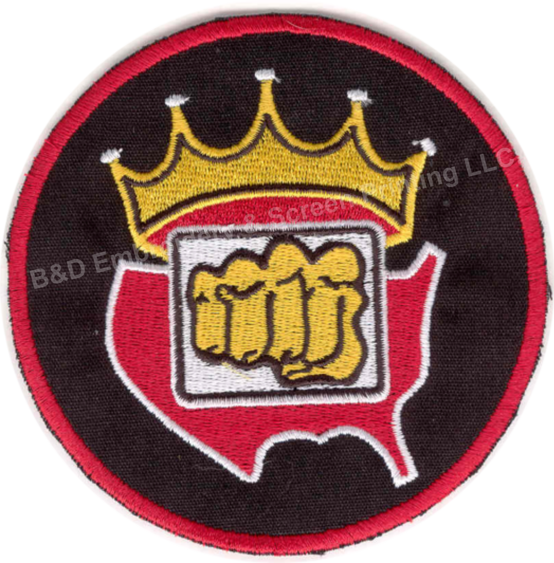 Kenpo Karate Elvis Presley Crown / Fist Patch